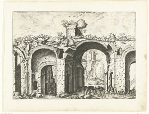 Second View of the Baths of Diocletian by Johannes of Lucas van Doetechum (attributed to)
