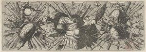 Panoplia. Frieze with Roman Weapons, Lower Part by Johannes of Lucas van Doetechum