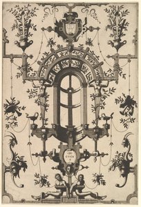 Modern Grotesque with Strapwork, 1554 by Johannes van Doetecum I
