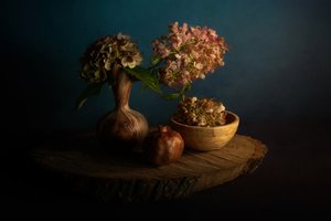 Moody Fall Flowers