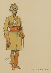 Officer 7th Bombay Lancers by John (after) Charlton