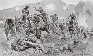 Saving the Guns at the Tugela by John (after) Charlton