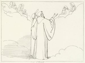 Order of the Patriarchs, Paradise, Canto 32 by John (after) Flaxman