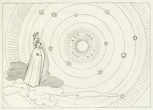 The Empyreum, Paradise, Canto 28 by John (after) Flaxman