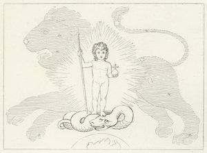 The Infant Saviour, Paradise, Canto 16 by John (after) Flaxman