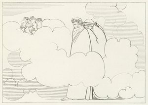 The Region of Smoke, Purgatory, Canto 16 by John (after) Flaxman