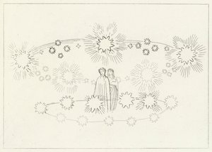 The Region of the Sun, Paradise, Canto 10 by John (after) Flaxman