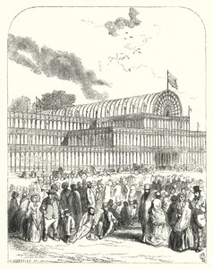The Crystal Palace in Hyde Park, London, venue for the Great Exhibition of 1851