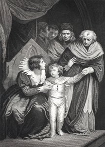 Elizabeth Woodville surrendering her son by John (after) Opie