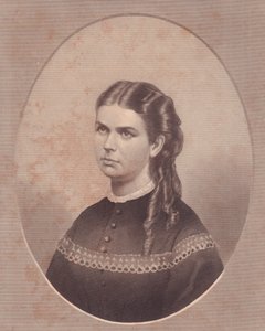 Portrait of Ada Kinsman, wife of Reverend Edward Archibald Wanless by Walter Charles Mills