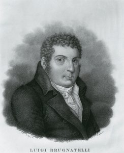 Portrait of Luigi Valentino Brugnatelli, Italian chemist and inventor of electroplating