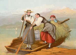 Home from the mountains, Switzerland by John Absolon