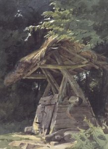 Well at Ruisseauville near Agincourt by John Absolon