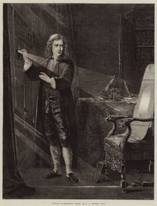 Newton Investigating Light by John Adam P. Houston
