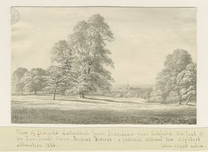 Lichfield Cathedral - View from Aldershaw (distant)