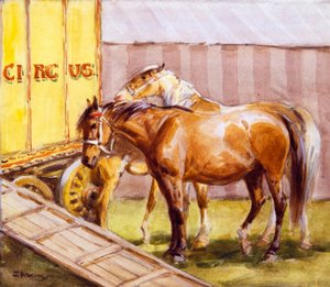 Circus Horses by John Atkinson