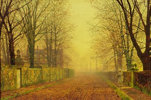 Evening Glow by John Atkinson Grimshaw