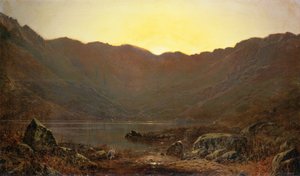 The Haunt of the Heron by John Atkinson Grimshaw