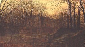 The Moated Grange by John Atkinson Grimshaw