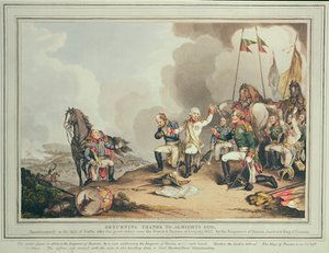 Returning Thanks to Almighty God, 1814 by John Augustus Atkinson