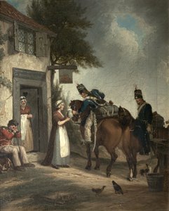 Soldiers Refreshing, c.1805 by John Augustus Atkinson