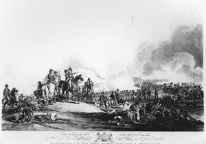 The Battle of Salamanca, July 22nd 1812, engraved by G. Lewis by John Augustus after Atkinson