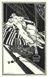 Illustration for Don Juan by Lord Byron: Haidee and Juan were not married, the fault was theirs, not mine