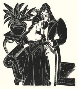 Illustration for Madame Bovary by Gustave Flaubert by John Austen