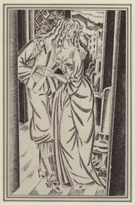 Illustration for Moll Flanders by Daniel Defoe by John Austen