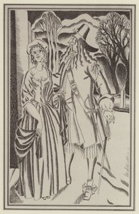 Illustration for Moll Flanders by Daniel Defoe