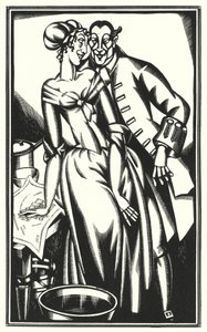 Illustration for Tristram Shandy by Laurence Sterne