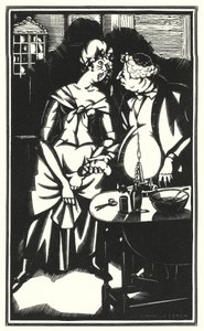 Illustration for Tristram Shandy by Laurence Sterne by John Austen