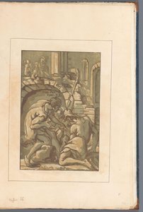 Three Figures by an Arch (Amicis suis necnon unicuique ...)