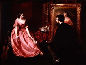 The Artist and His Model by John Ballantyne