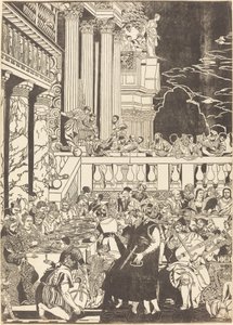 The Marriage at Cana (left plate)