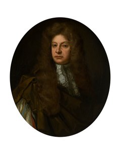 Half-Length Portrait of Adam Urquhart with Lace Jabot by John Baptist de (circle of) Medina
