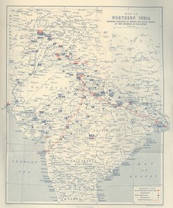 Map of Northern India (1901)