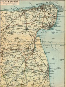 Thanet & East Kent by John Bartholomew