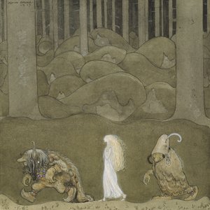 The Princess and the Trolls by John Bauer