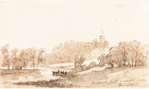 Warwick Castle from the Avon