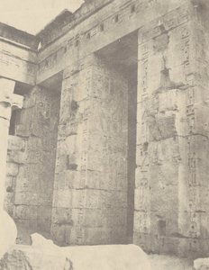 Medinet Habu, Palace of Ramses II, Second Court, East Side by John Beasly Greene