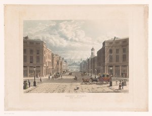 View of Regent Street, London from Piccadilly Circus (Regent Street, from Piccadilly) by John Bluck