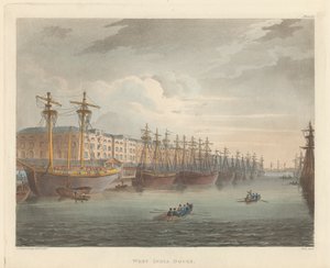 West India Docks by John Bluck