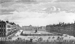 View of Leicester Square London, 1753