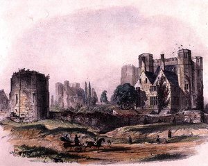 Kenilworth Castle by John Brandard