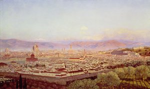 Florence from Bellosguardo by John Brett