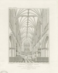 Interior of Lichfield Cathedral - Choir by John Britton