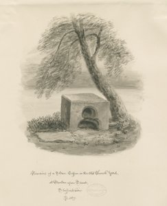 Stone Coffin in Old Churchyard