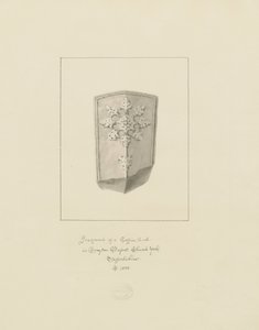 Coffin Lid, Drayton Bassett Church by John Buckler