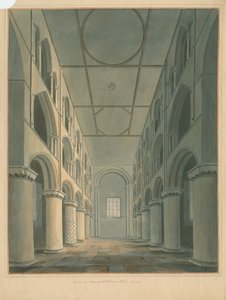 Essex - Waltham Abbey - Interior, 1802 by John Buckler